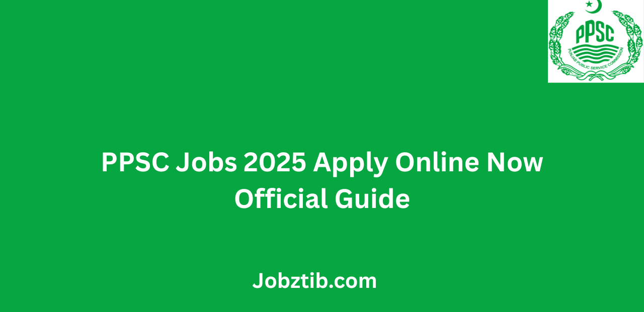 PPSC Jobs 2025 Apply Online Now Official Guide